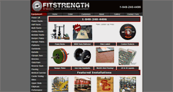 Desktop Screenshot of fitstrength.com